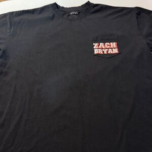 Zach Bryan American Heartbreak Black Tour T-Shirt